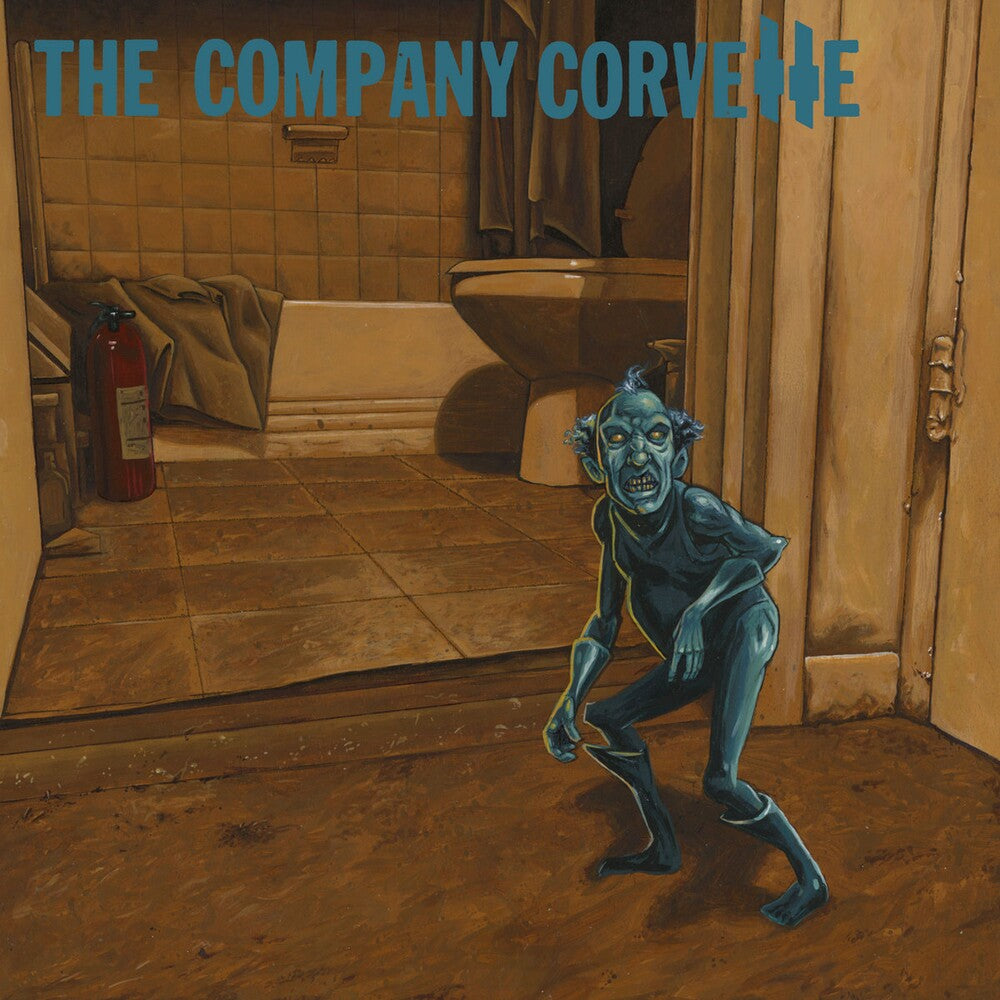 the album cover for Company Corvette - Little Blue Guy