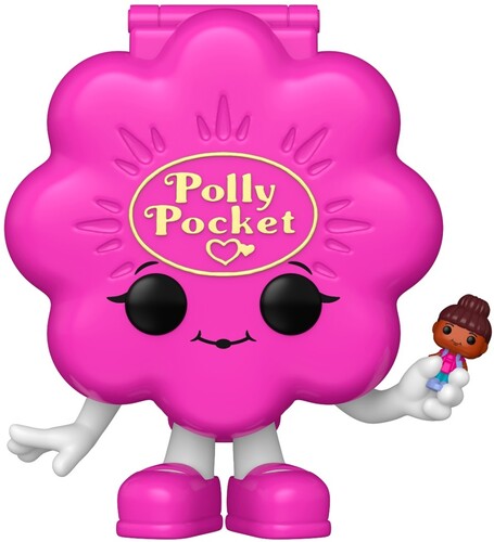 Pop Mattel Capsule Polly Pocket - Pop Mattel Capsule Polly Pocket Flower Shell Pink - Collectibles