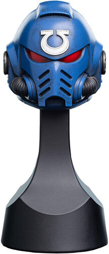 Mini Prop Replica - Warhammer 40,000 - Ultramarines Miniature Helmet - Collectibles