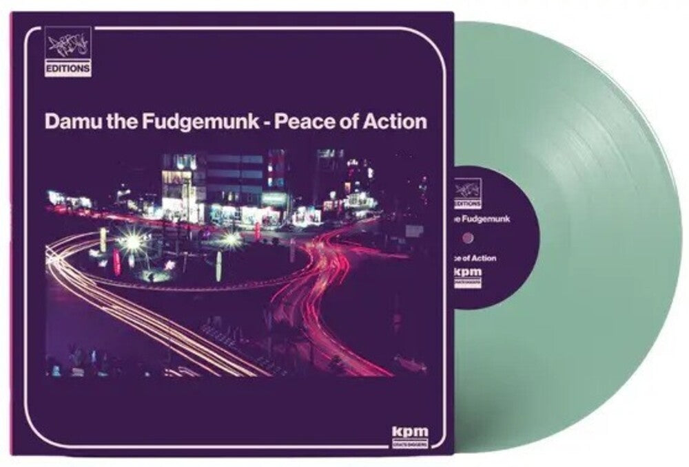 the album cover for Damu The Fudgemunk - Peace Of Action - 'Duck Egg' Colored Vinyl