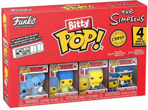Bitty Pop Simpsons - Bitty Pop Simpsons Itchy 4 Pack - Collectibles