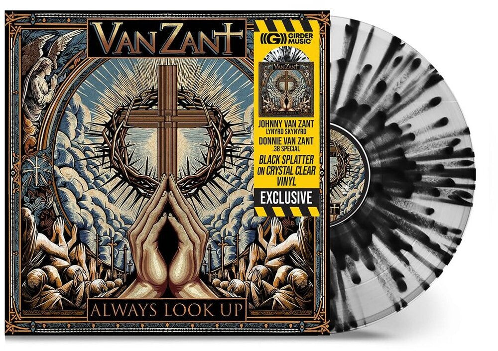 the album cover for Van Zant - Always Look Up - Splatter