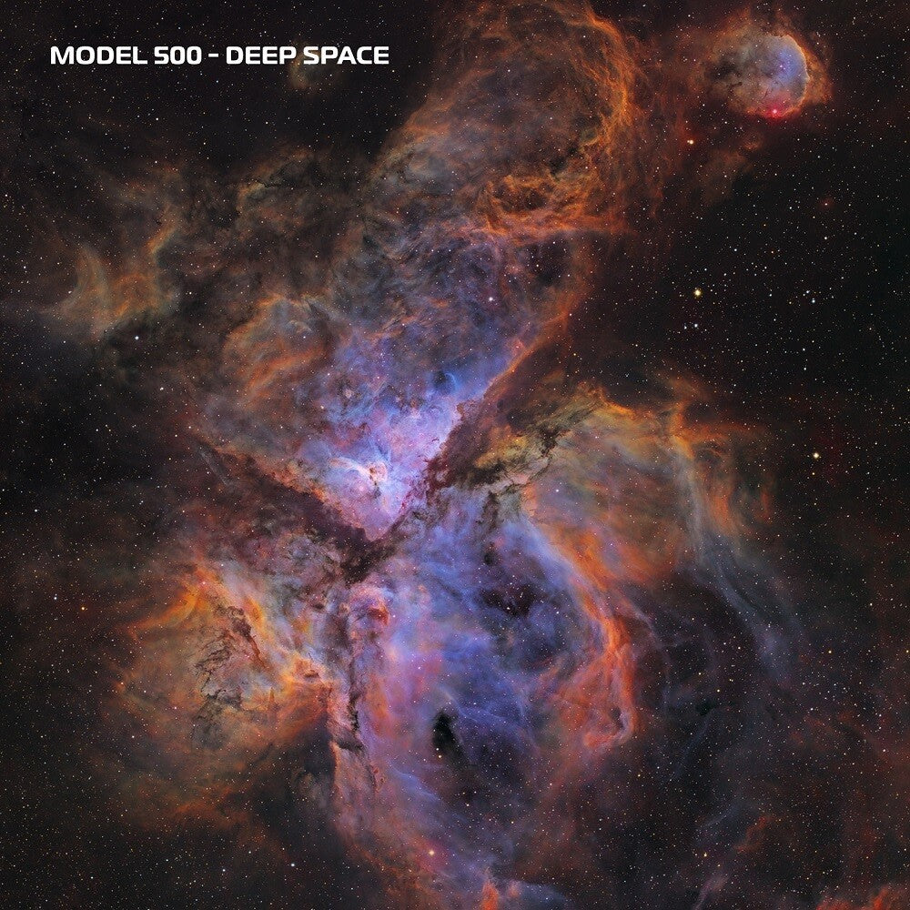 the album cover for Model 500 - Deep Space
