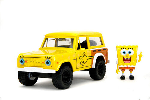 Hwr 1:24 Scale Dc 1972 Bronco W Spongebob Fig - Hwr 1:24 Scale Dc 1972 Bronco W Spongebob Fig - Collectibles