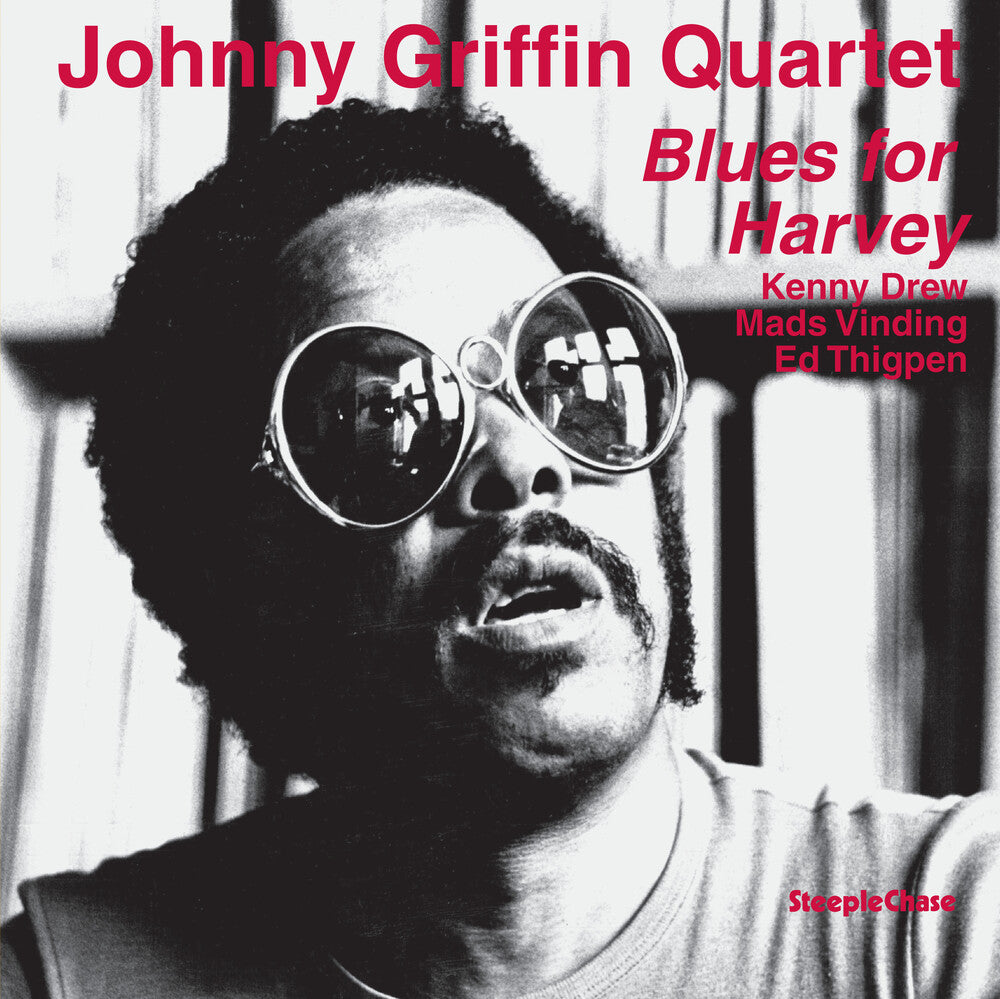 the album cover for Johnny Griiffin Quartet - Blues For Harvey (Uk)
