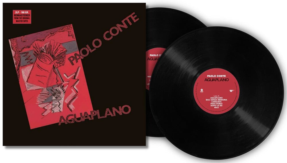 the album cover for Paolo Conte - Aguaplano (Ita)