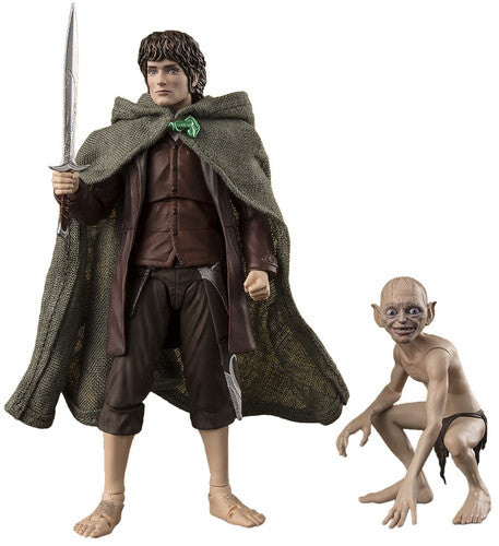 Tamashii Nations - S.h.figuarts - Lotr - Frodo & Gollum (fellowship Of The Ring) - Collectibles