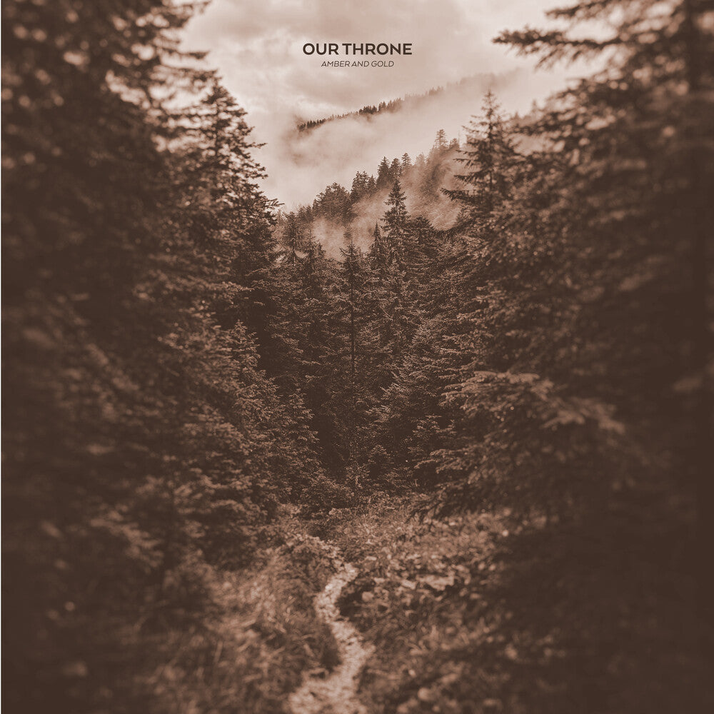 the album cover for Our Throne - Amber And Gold
