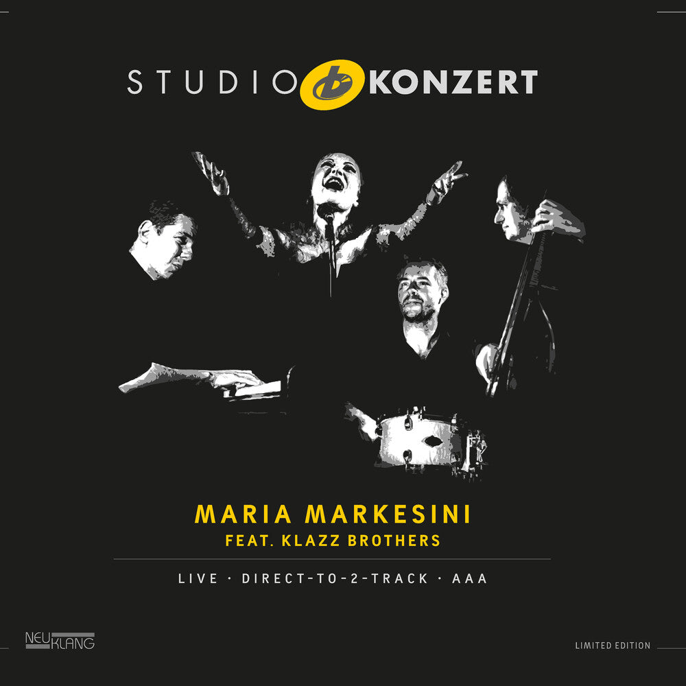 the album cover for Maria Markesini & Klazz Brothers - Maria Markesini Klazz Brothers Studio Konzert