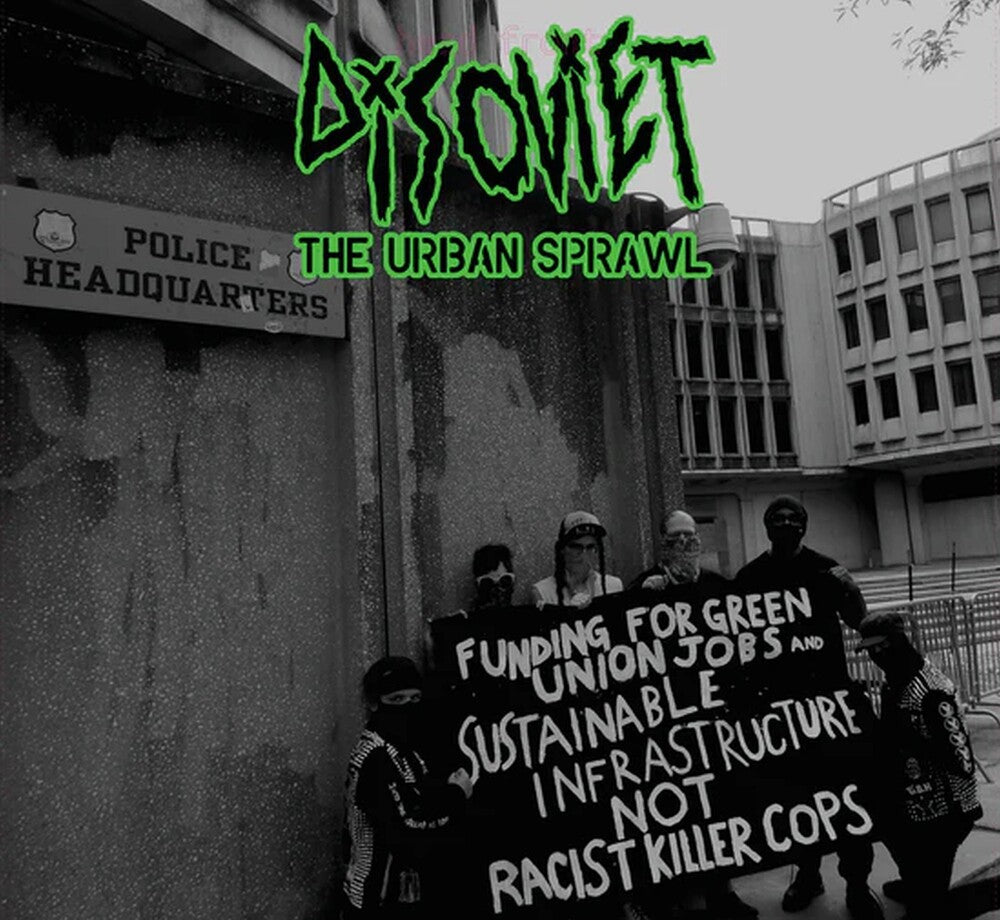 the album cover for Disoviet - Urban Sprawl