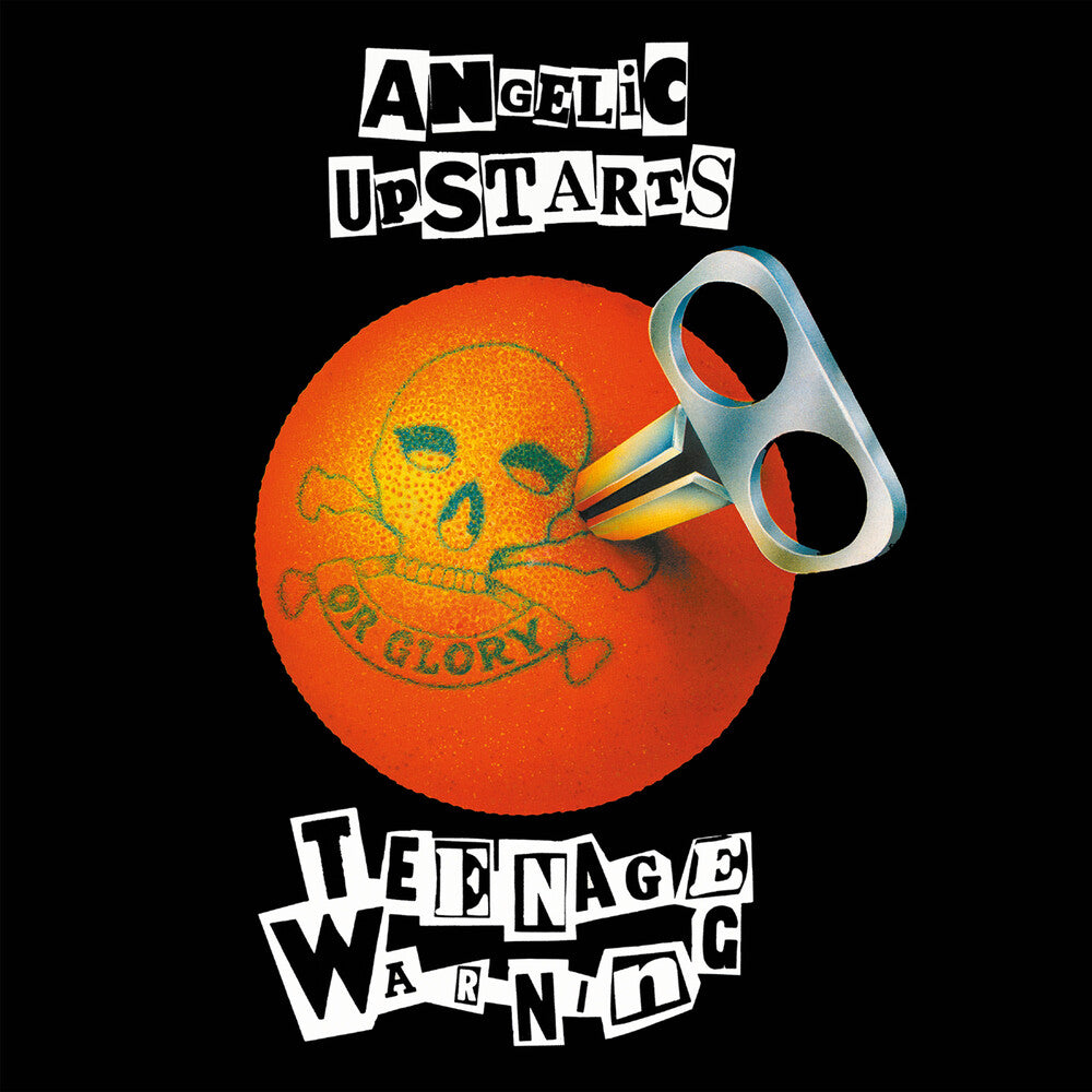 the album cover for Angelic Upstarts - Teenage Warning - Gatefold Orange Vinyl
