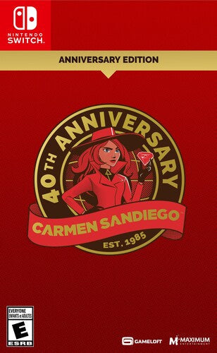 Swi Carmen Sandiego 40th Anniversary Edition - Swi Carmen Sandiego 40th Anniversary Edition - Video Game