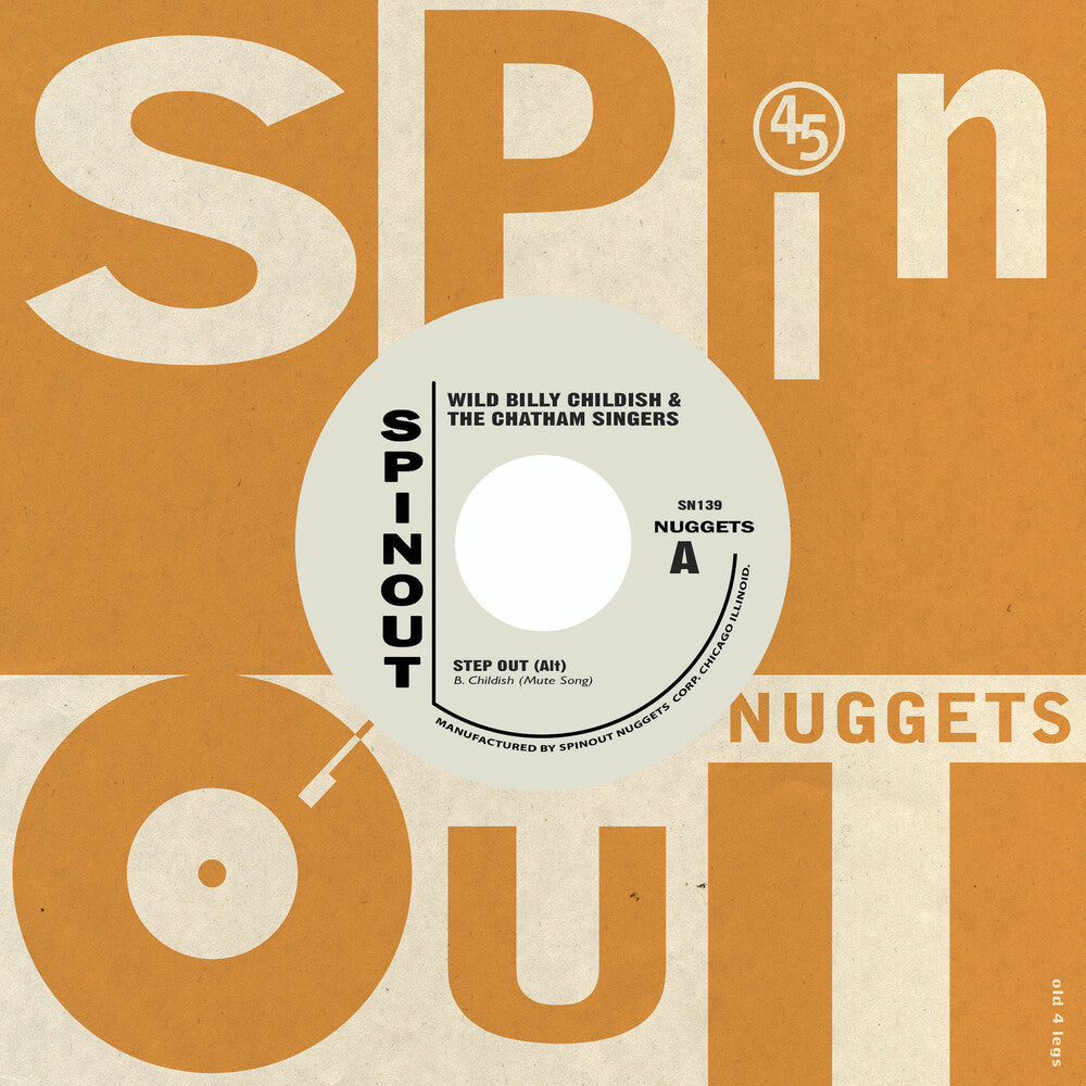 the album cover for Billy Childish Wild & Chatham Singers - Step Out / Upside Mine