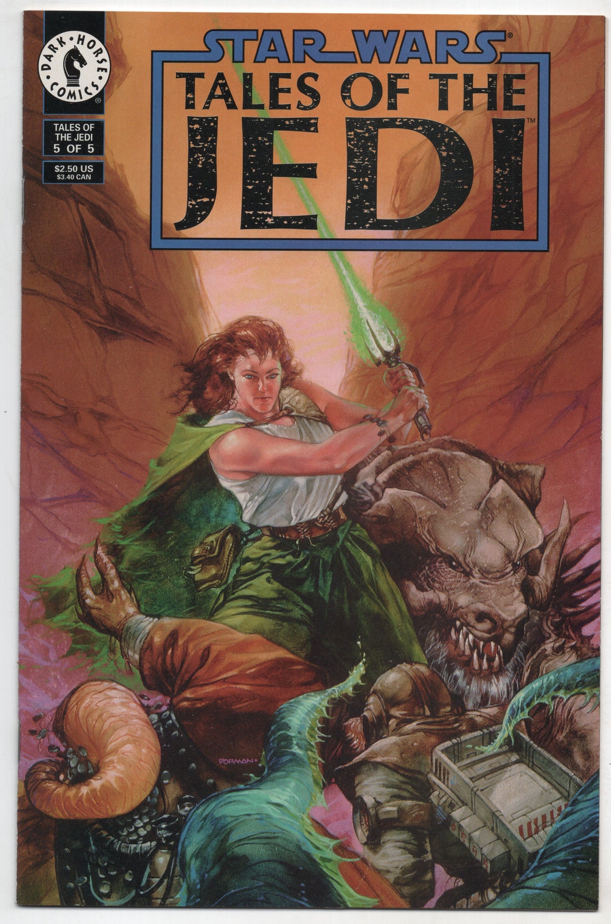 Star Wars Tales Of The Jedi 5 A Dark Horse 1994 NM Dave Dorman