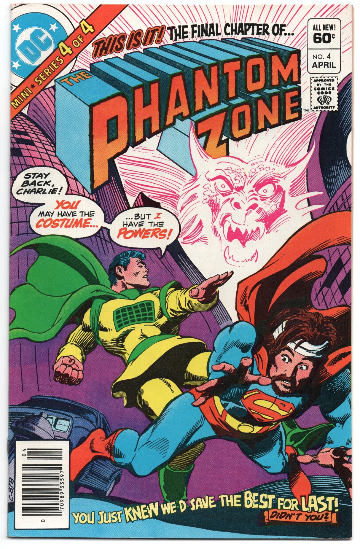 Phantom Zone 4 DC 1984 NM- Gene Colan Superman