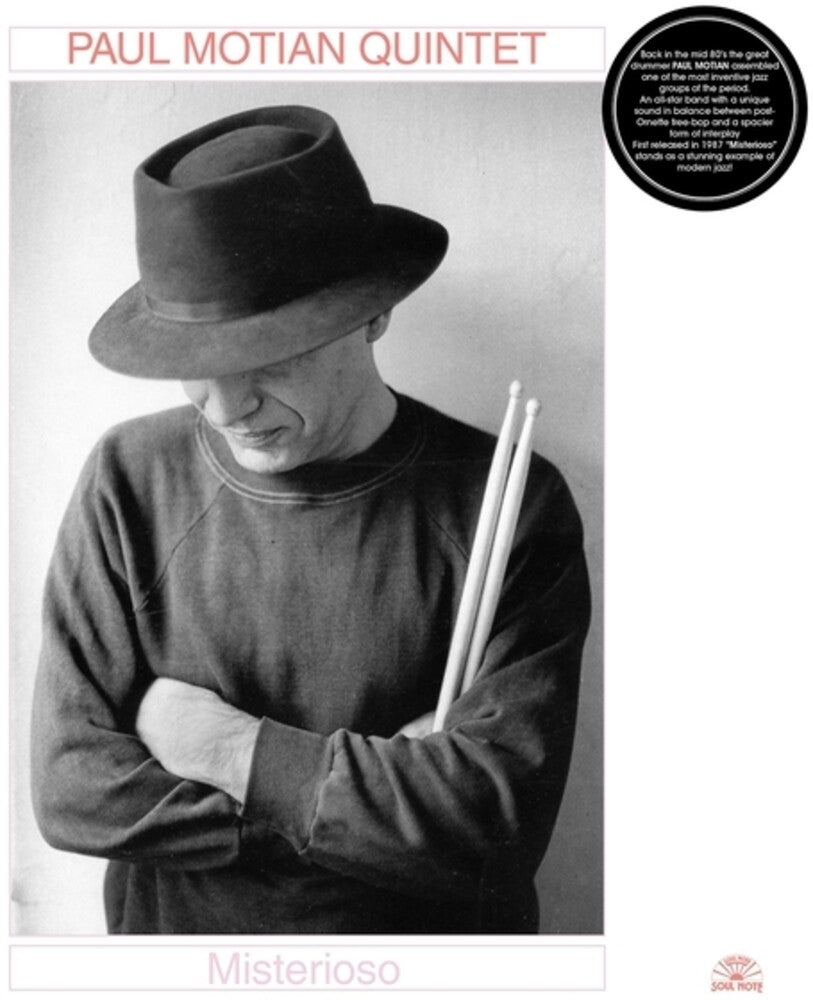 the album cover for Paul Motian - Misterioso
