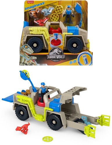 Imaginext Jurassic World - Imaginext Jw Track & Transport Dino Truck - Collectibles