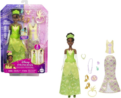 Disney Princess - Disney Princess Tiana 2 In 1 Stories Fashion Doll - Collectibles