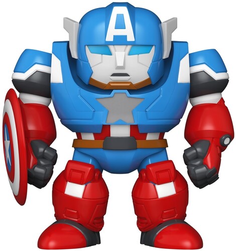 Bitty Bots Marvel - Bitty Bots Marvel Wi Captain America Mech With Cap - Collectibles