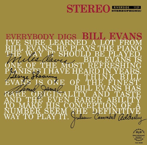 Evans,bill - Everybody Digs Bill Evans - Music CD