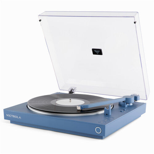 Victrola Automatic Bluetooth Turntable Record Player Blue (VPT-800BLU) - Turntable