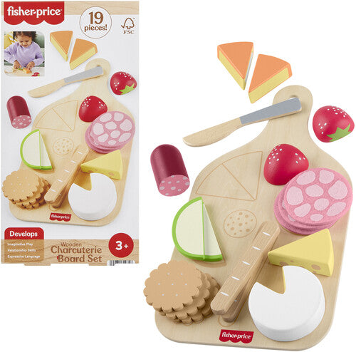 Fisher Price Wood - Wooden Charcuterie Set - Collectibles
