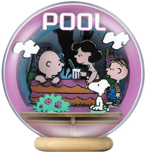 Snoopy Cool Pool Wooden Crystal Ball - Snoopy Cool Pool Wooden Crystal Ball - Collectibles