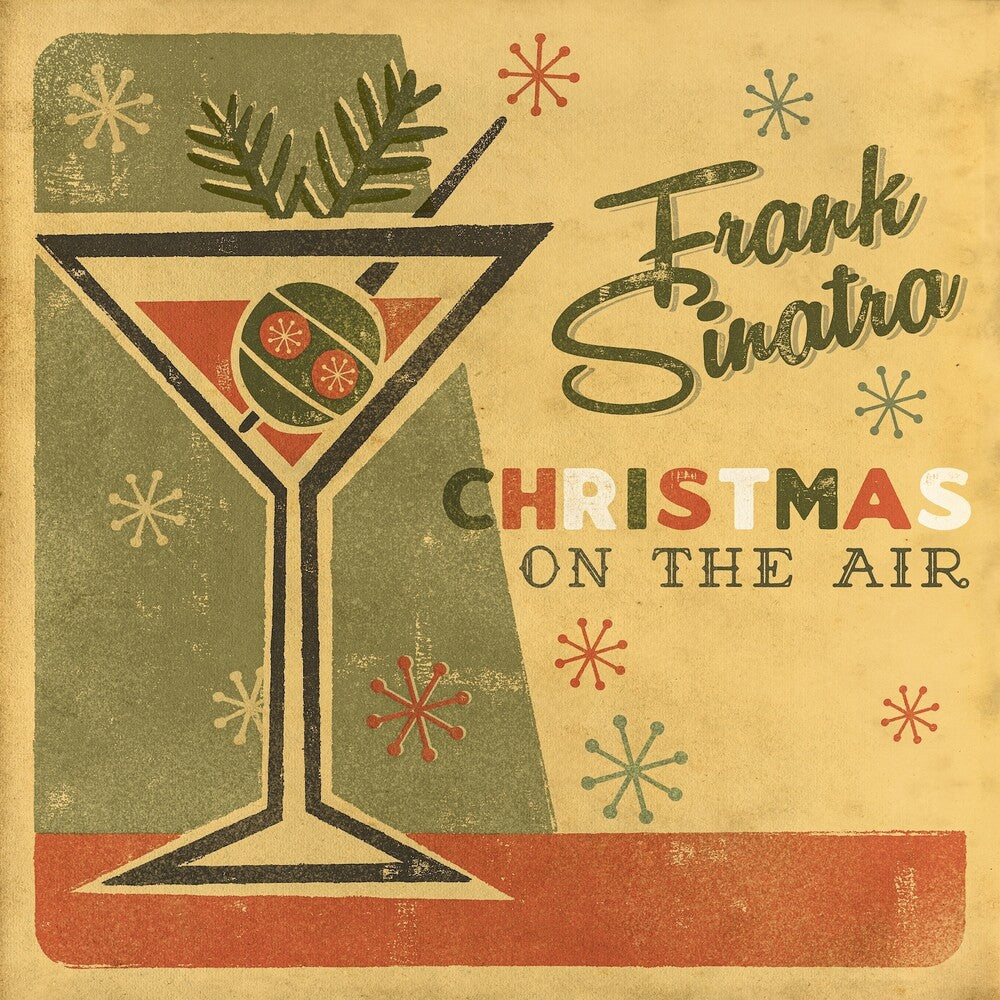 the album cover for Frank Sinatra - Christmas On The Air