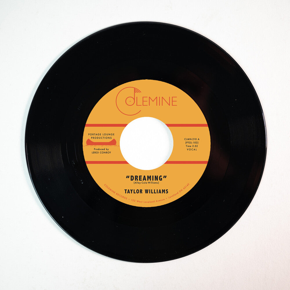 the album cover for Taylor Williams - Dreaming / What About Me