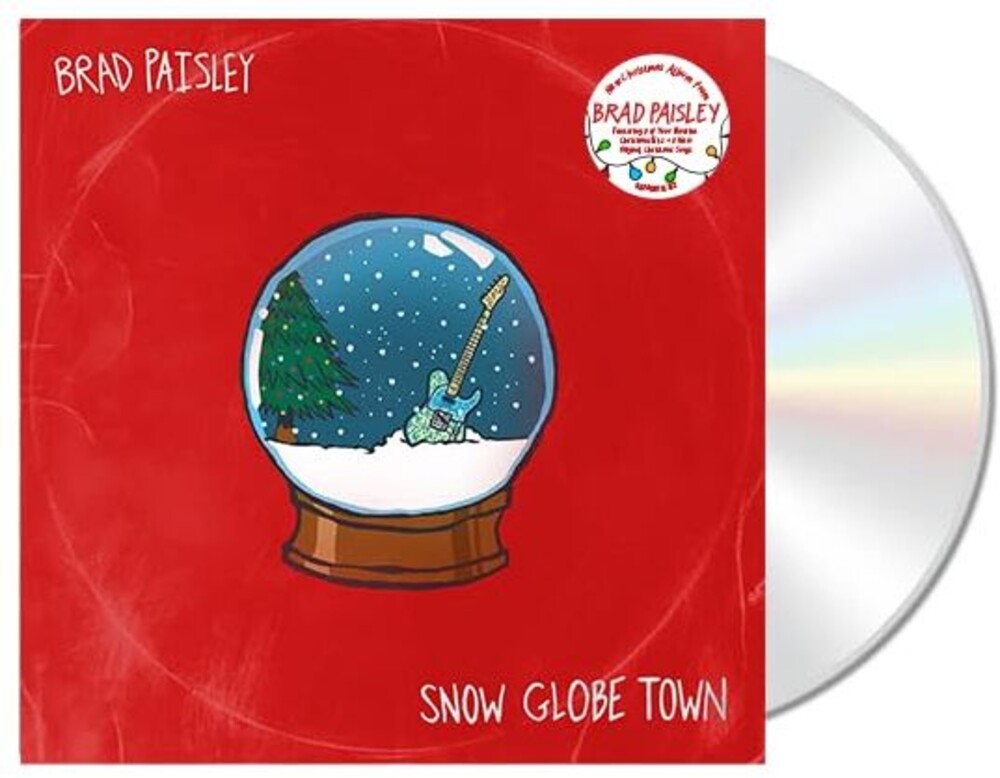 the album cover for Paisley, Brad - Snow Globe Town