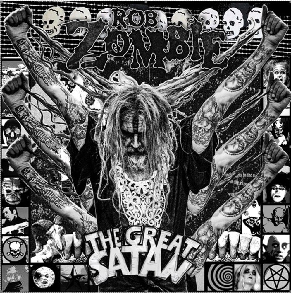the album cover for Rob Zombie - The Great Satan