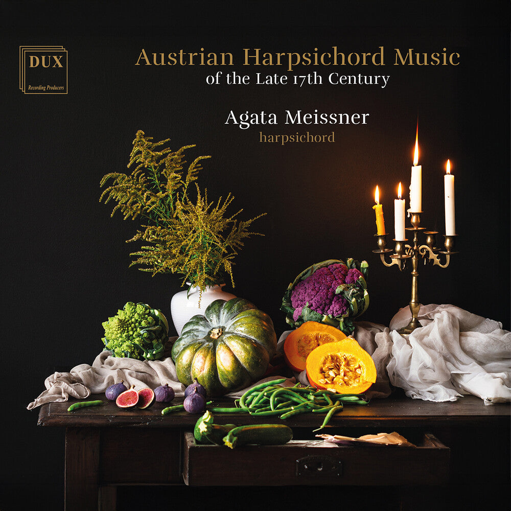 the album cover for Agata Meissner - Austrian Harpsichord Music Of The Late 17th