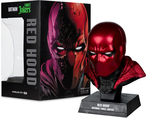 Dc Prop Replica Wv6 1/3 Red Hood Cowl Three Jokers - Dc Prop Replica Wv6 1/3 Red Hood Cowl Three Jokers - Collectibles
