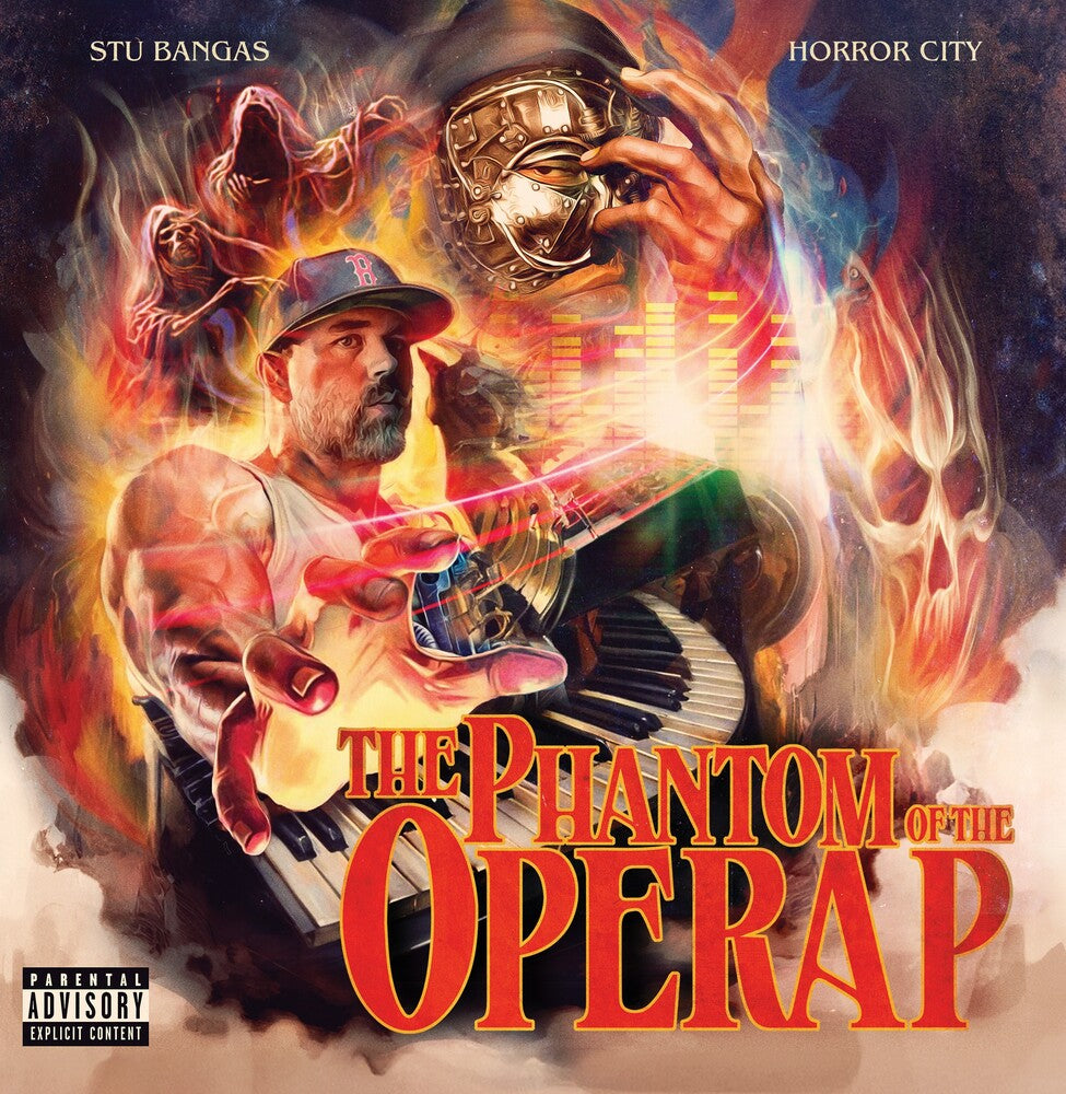 the album cover for Stu Bangas / Horror City - Phantom Of The Operap