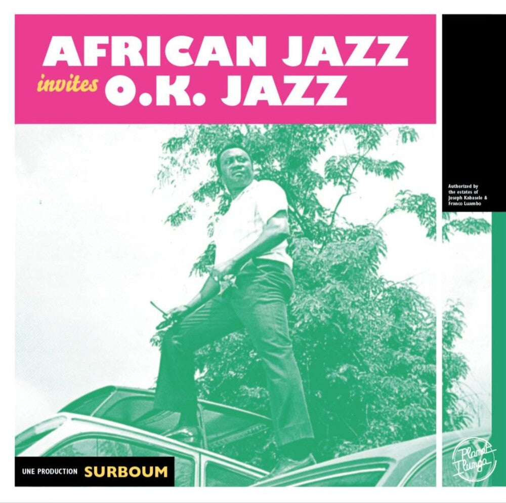 the album cover for African Jazz / O.K. Jazz / African Team - African Jazz Invites O.K. Jazz (Numb)