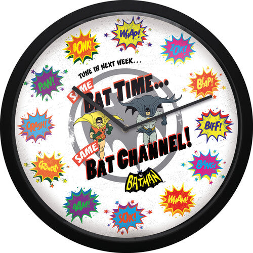 Dc Batman Bat Time Wall Clock - Dc Batman Bat Time Wall Clock - Collectibles
