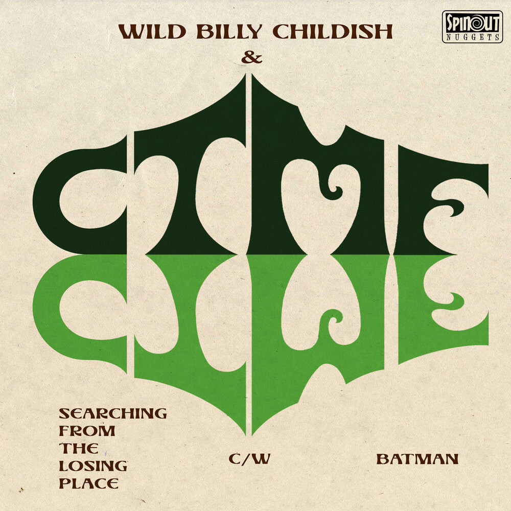 the album cover for Wild Childish Billy & Cttmf - Searching From The Losing Place / Batman