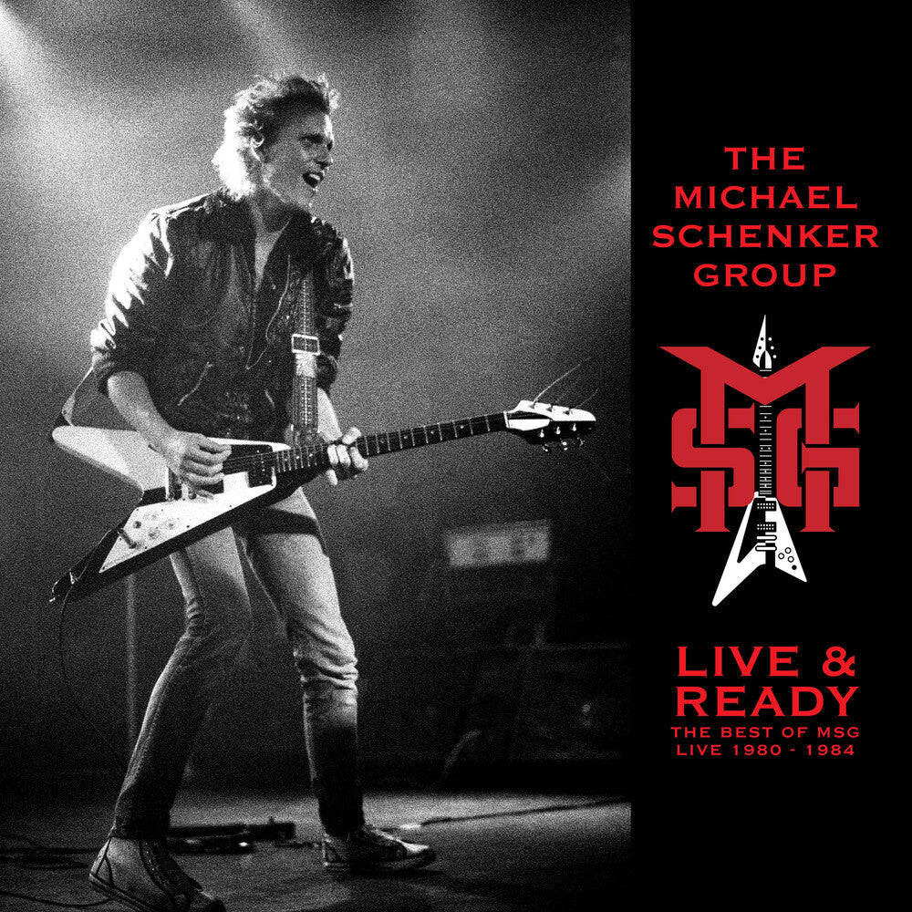 the album cover for Michael Schenker - Live & Ready: 1980 - 1984