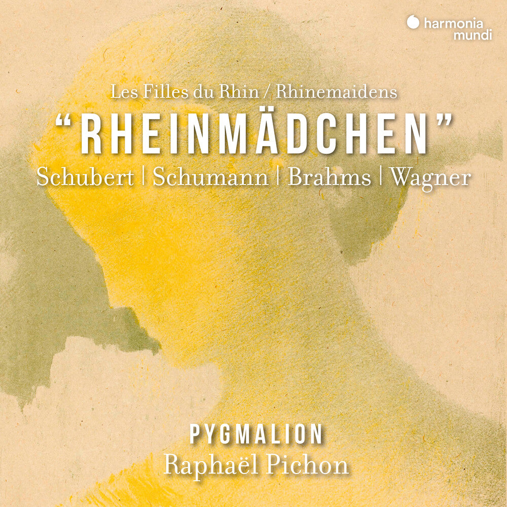 the album cover for Raphael Pichon / Pygmalion - Schubert, Schumann, Brahms & Wagner: Rheinmadchen