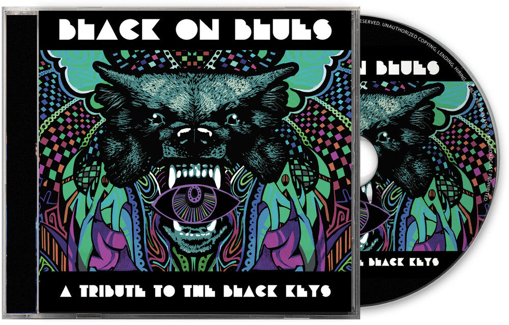 the album cover for Various Artists - Black on Blues - A Tribute to the Black Keys