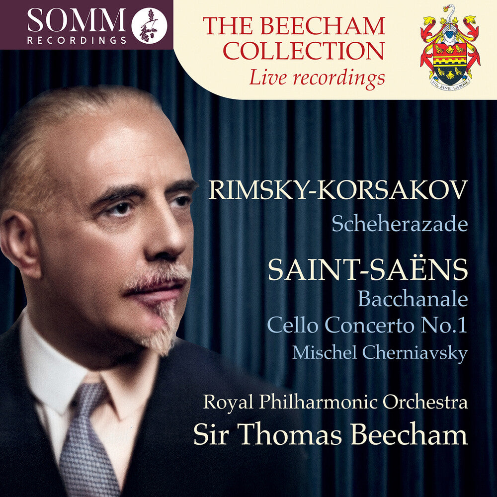 the album cover for Mischel Cherniavsky - Beecham Collection - Saint-Saens: Samson Et