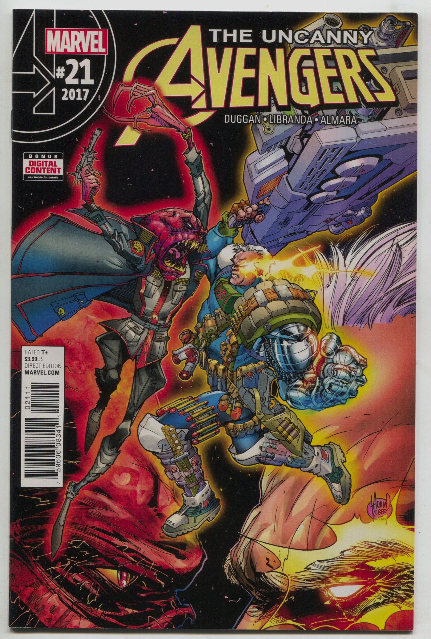 Uncanny Avengers 21 3rd Series Marvel 2017 NM Adam Kubert