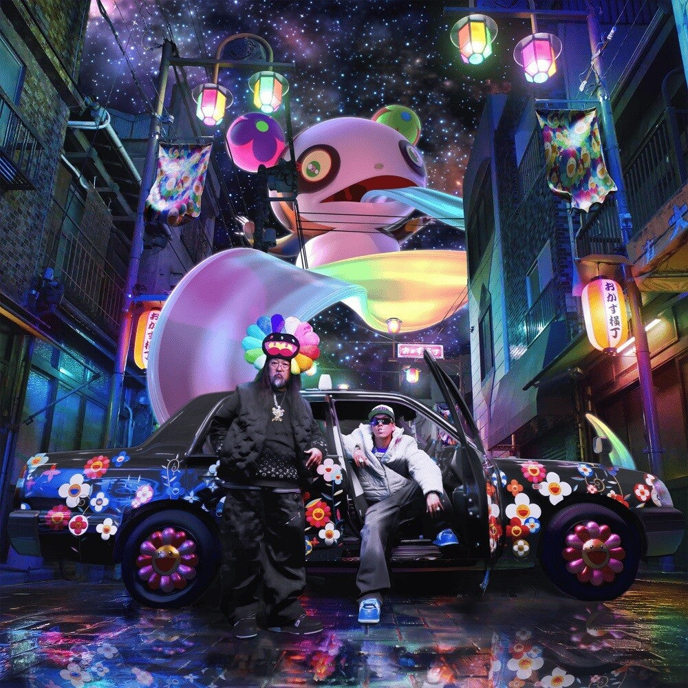 the album cover for Mnnk Bro. / Takashi Murakami / Jp The Wavy - Lv Murakami (Trdc)