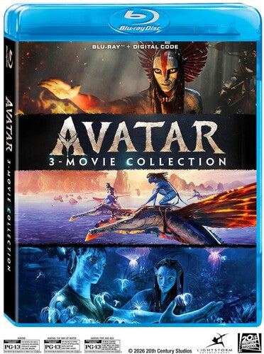 Avatar Fire & Ash & Way Of Water & Avatar - 3 Movie Collection - Blu-ray