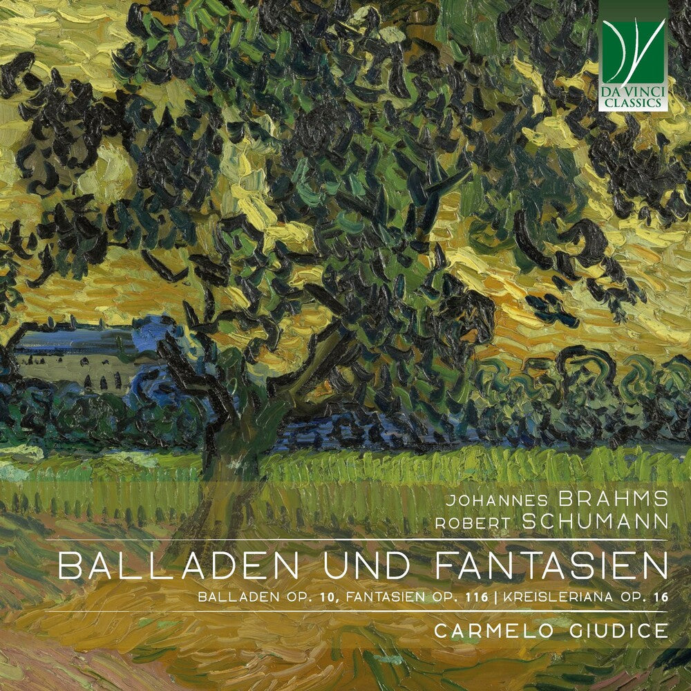 the album cover for Brahms / Schumann / Carmelo Giudice - Brahms / Schumann: Balladen Und Fantasien (Ita)