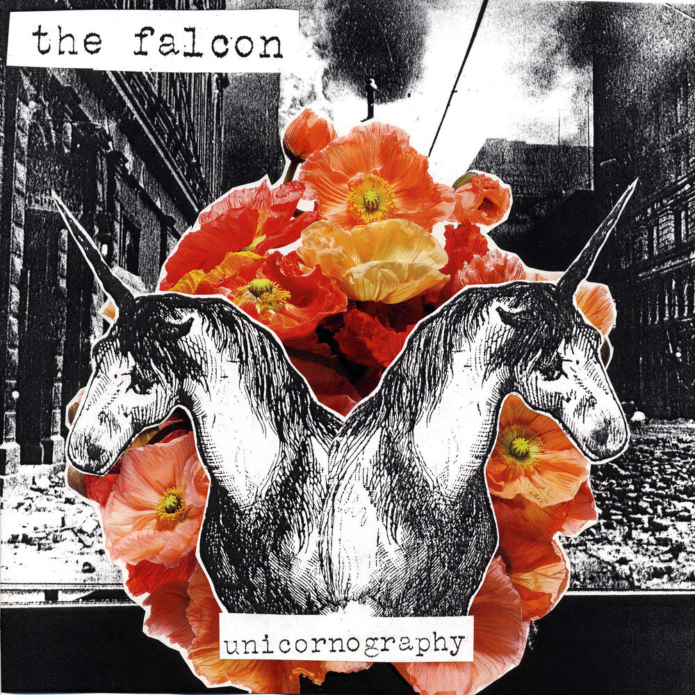 the album cover for Falcon - Unicornography
