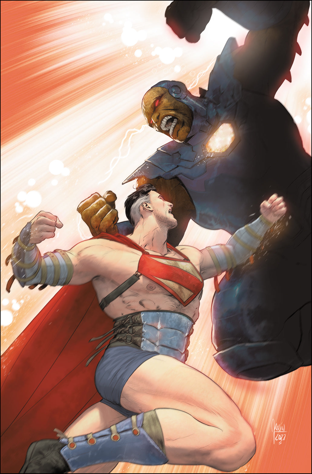 Superman Warworld Apocalypse #1 (One Shot) D 1:25 Mikel Janin Foil Card Stock Variant (08/30/2022) Dc