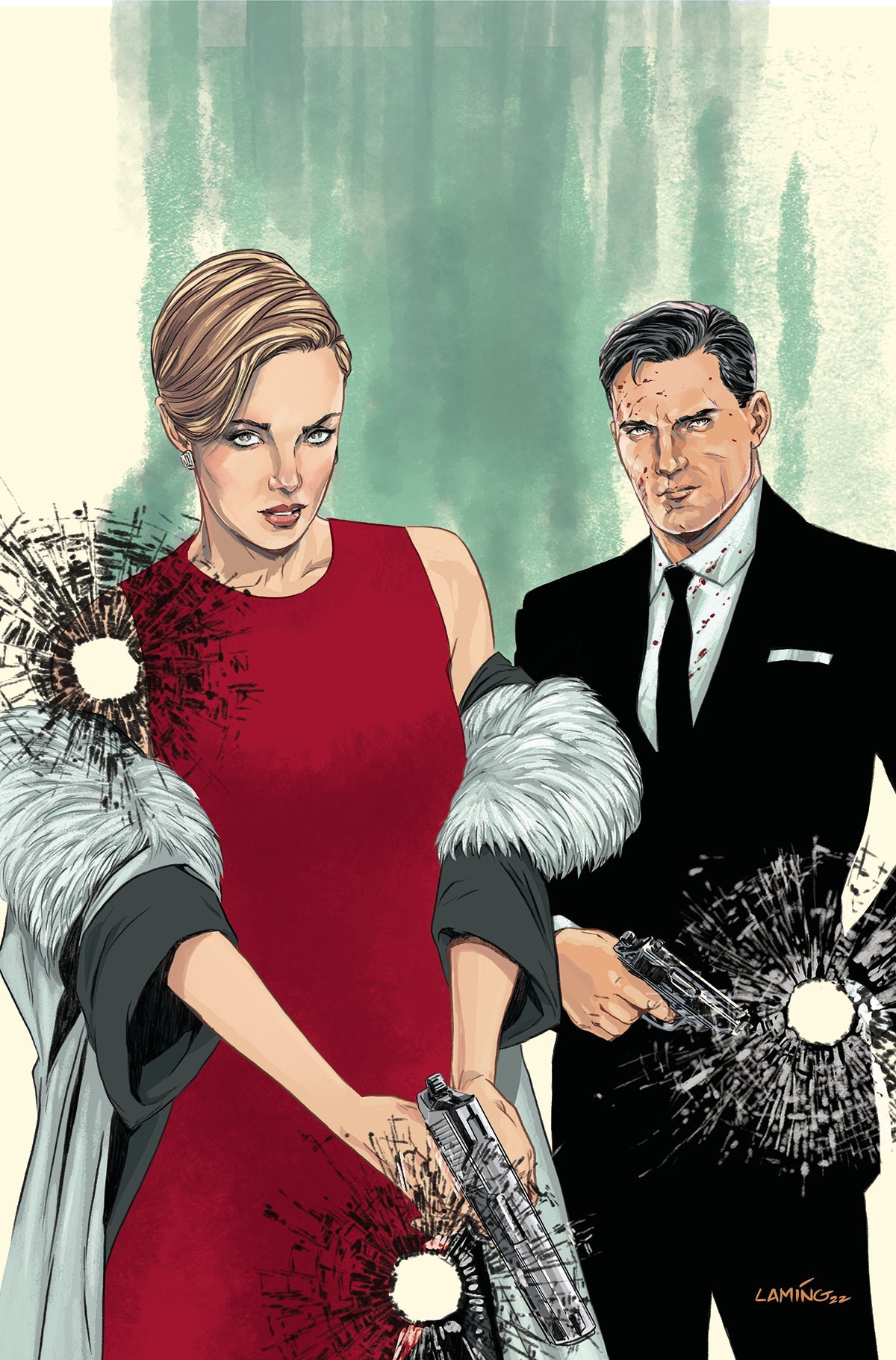 007 #2 H 1:25 Marc Aspinall Virgin Variant James Bond (09/07/2022) Dynamite