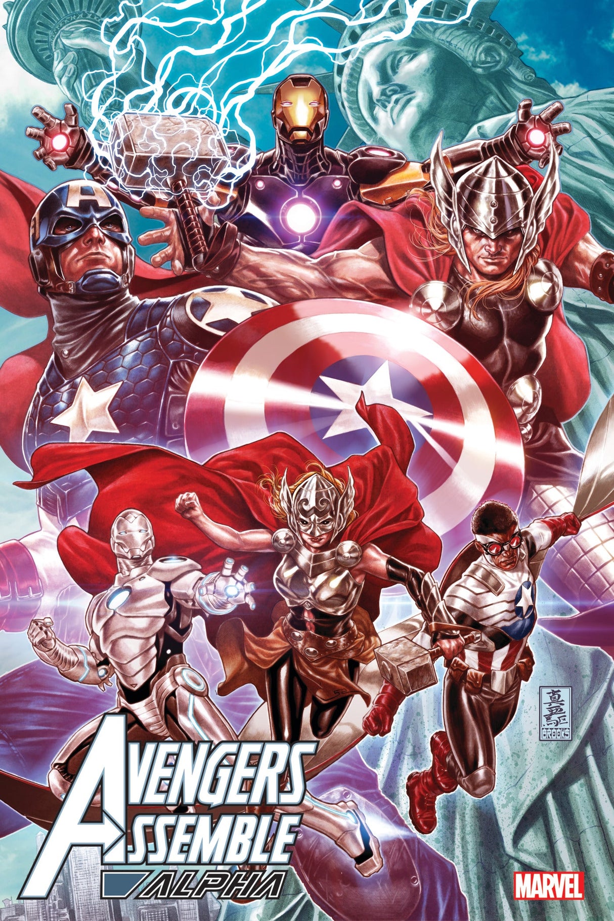 Avengers Assemble Alpha #1 D 1:50 Brooks Hidden Gem Variant (11/30/2022) Marvel