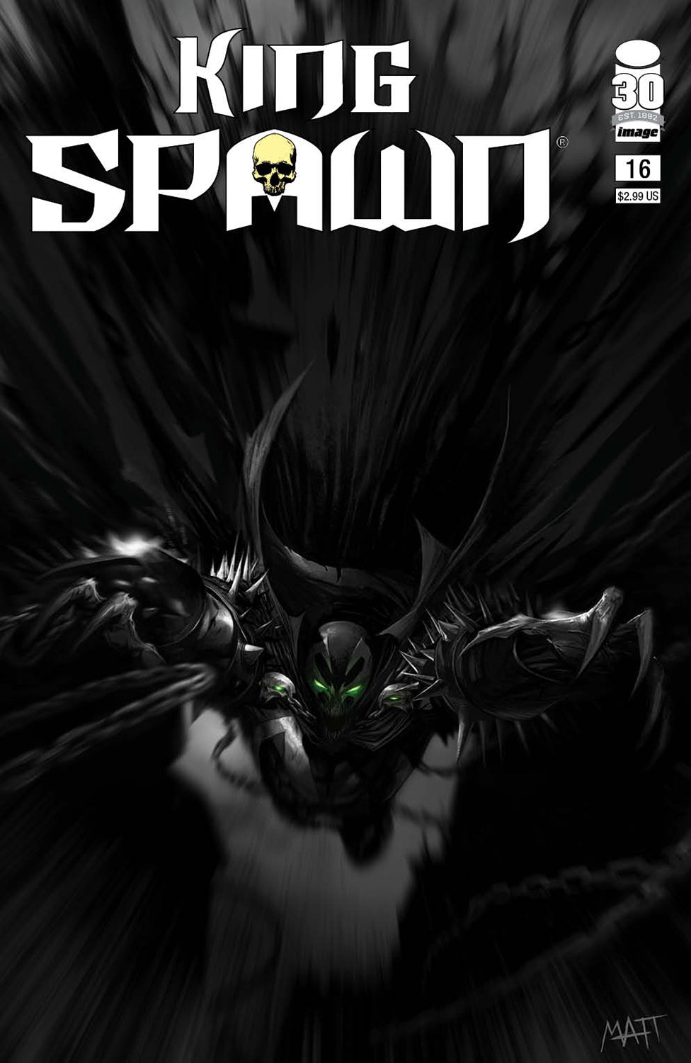 King Spawn #16 B Francesco Mattina Variant (11/02/2022) Image